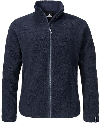 Schöffel Damen CIRC Fleece Jk Style Purga WMS, kreislauffähige Fleecejacke aus kuscheligem Sherpa Fleece, wärmende, schnell trocknende Outdoor Jacke mit fast 100% Recyclingfähigkeit