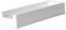 Pleayietoopiatiey Vassoio portaoggetti in plastica bianca, riutilizzabile, 30 x 10 x 6 cm