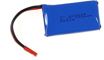 KOMBIUDA Wiederaufladbare Lipo Batterie Batterien 780 Mah Lipo Batterie 37 V Lipo Batterie Wltoys V686G Batterie Wltoys V686G Lipo Batterie Blau