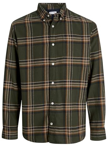 Jjeclassic Flannel Check Shirt Ls Sn Pls - Plus Size