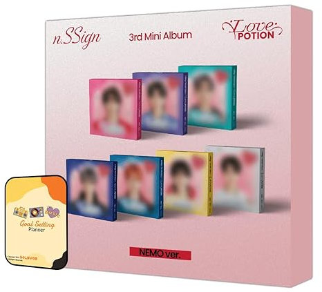 n.Ssign Album - Love Potion NEMO Random ver.+Pre Order Benefits+BolsVos Exclusive K-POP Giveaways Package