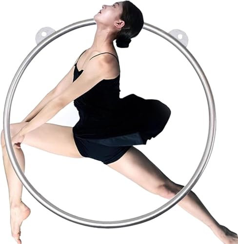 WJFTODAY Aerial Hoop, Hoop Metal Aerial Hoop Rigging Set für Erwachsene, Heim-FitnessgeräAerial Hoop, Hoop Metal Aerial Hoop Rigging Set für Erwachsene, Heim-Fitnessgeräte für Leistungsgymnastik