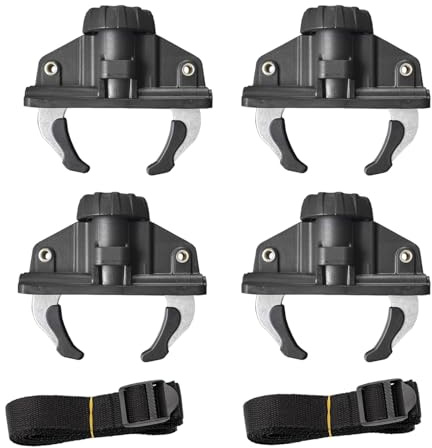 Aymzbd 4X Auto Dach Box Krabben Clips Klemmen für Reise Unverzichtbar
