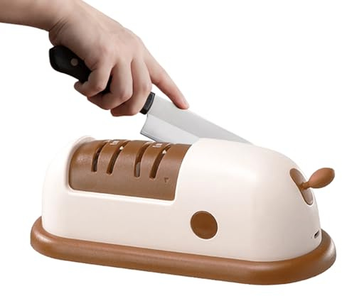 Affûteur Électrique De Couteaux, Aiguiseur De Ciseaux Électrique Pour Couteaux Céramiques, Accessoire De Cuisine Pour Affûtage Rapide Céramique Acier Inoxydable, Pour Camping Et Appartement