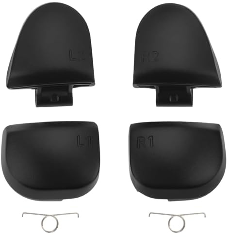 WUYJI Playstation 5 Zubehörsets,Ein Satz Ersatzknöpfe und Federn für L2, R2, L1 und R1 für den Sony PlayStation PS5 Controller (V1).