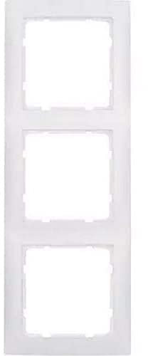 Hager S1 polarweiss Berk Rahmen 10139909 3fach matt