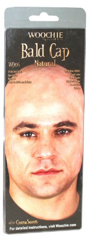 Eulenspiegel 999431 - Latex-Maske Glatze, Schminken, Karneval, Halloween, Motto-Party