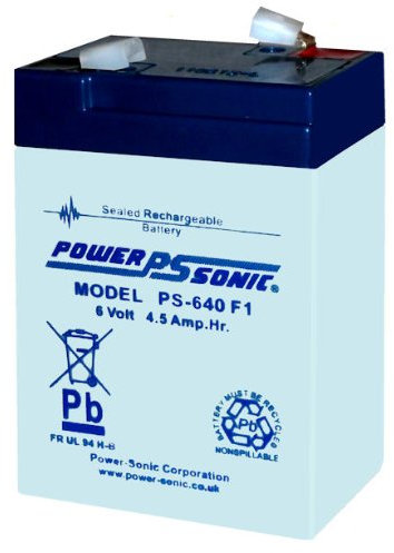 POWERSONIC PS 640 / 6V 4,5Ah AGM Blei Akku Batterie