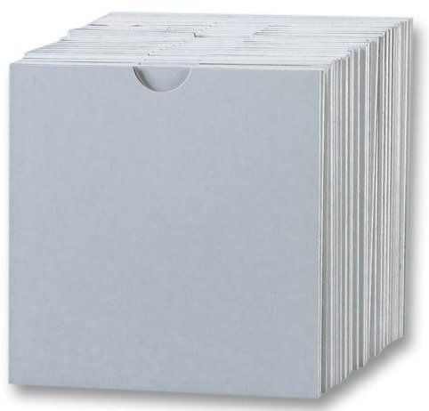 Cardboard Cd Sleeves, 400pk White