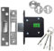 LEGGE N5761 5 Lever Deadlock - 76mm Stainless Steel