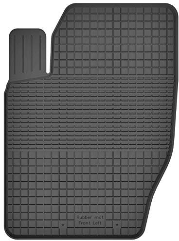 1 Stück Gummimatte Fußmatte Fahrer kompatibel mit Honda Jazz III (Bj. 2007-2015) ideal angepasst