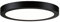 Paulmann 70984 Panneau LED Abia 300 mm Blanc chaud rond avec 1 plafonnier de 22 W Noir mat Plafonnier en plastique 2700 K