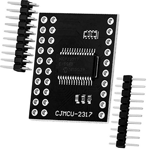 AZDelivery MCP23017 Port Expander 16-Bit-I/O Bidirektional Expander mit I2C Serieller Schnittstelle kompatibel mit Arduino inklusive E-Book!