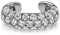 Brandlinger ® Ear Cuff Silber 925 (1 Stück). Ohrklemme mit Stein Zirkonia bunt oder weiß. Schmuck Damen vergoldet mit 18 Karat (Silber und Gold) für Frauen und Mädchen. Durchmesser Ear Cuff 13mm.