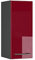 Vicco Hängeschrank Fame-Line, hängender Küchenschrank, Bordeaux Hochglanz/Anthrazit, 30 cm