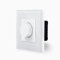 Luxus-Time Drehdimmer Dimmer Drehregler LED Dimmschalter 500W Phasenabschnittsdimmer Schalter Lichtschalter für Dimmbare Glühlampen und LED-Lampen geeignet UP inkl. Glasrahmen Weiß