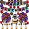 Geburtstagsdeko Ninja Luftballons Ninja Warrior Alles Gute Zum Geburtstag Girlande Tortentopper Dekoration für Kinder Ninja Krieger Geburtstagsfeier Dekoration Partyzubehör