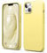 elago Liquid Silicone Case Kompatibel mit iPhone 13 Hülle (6,1), Hochwertiges Silikon, Rundumschutz Handyhülle : 3-Layer Struktur Schutzhülle, Kratzfestes Weiches Mikrofaserfutter (Gelb)