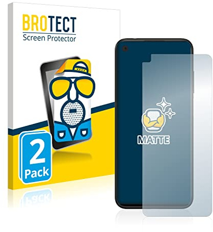 BROTECT Schutzfolie für HTC Desire 22 Pro | 2 Stück Entspiegelnder Displayschutz Made in Germany Matte Displayschutz-Folie Anti-Reflex Anti-Fingerprint Einfache Montage