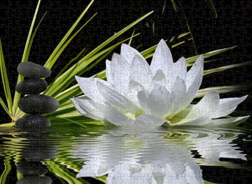 5000 Teile Puzzle Wasser Lotus Puzzle Holzspielzeug Geschenk Wohnkultur