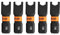 Railer Spanner #14 Impact Driver Bit - Snake Eye #14 S2 Steel 1 Inch Spanner Insert Bits (5 Pack)