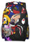 Vkaxopt Rucksack mit Haifischzähnen, Camouflage, Reise-Laptop-Tagesrucksack, große Kapazität, Büchertasche, modisch, langlebig, Supergraffiti, Tagesrucksäcke
