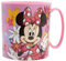 ILS I LOVE SHOPPING Gobelet en plastique 350ml pour micro-ondes avec poignée Enfants petit déjeuner BPA-free