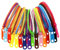 Set da 30 braccialetti con zip in colori misti - giocattoli sensoriali e antistress per bambini, braccialetti dell'amicizia alla moda - regalo perfetto per feste di compleanno di ragazzi e ragazze.