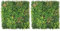 Christow Oasis Artificial Plant Living Wall Panels, Garden Fence Covering Decoration, Indoor Outdoor Decor, Waterproof UV Protected (2 Packs of 2 x 1m by 50cm Panels)
