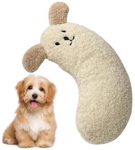 Sanftes Kissen für Hunde | U-förmiges Hundekissen mit Hundemuster - Beruhigendes Spielzeug für Haustiere, Katzenbettkissen, Haustier-Nackenkissen, halbes Donut-Nackenkissen, zur Unterstützung Luckxing