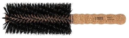 Ibiza Hair Rundbürste – Korkholz Eco – EX7 natürlich – professionell – handgefertigt – extra lang