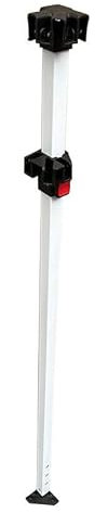 Replacement Metal Leg Gazebo(Spare Part) Pop Up For 3M x 3M Gazebo Grey & White. (1, White Leg With Parts Outer Ø 25mm)
