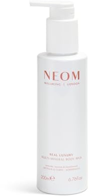 Neom- Multi-Mineral Body Milk 200ml (Spearmint, Rosemary & Eucalyptus) | Magnesium, Rosehip OIl & Chia Seed Oil | Moisturise, Nourish & Replenish | Vegan