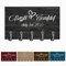 Porte-clés mural personnalisé pour couple - Cadeau de mariage - Porte-clés en bois - Nom personnalisé - Porte-clés Mr Mrs - Cadeau de pendaison de crémaillère - Cadeau pour jeunes mariés, amis,