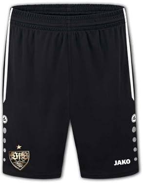 JAKO VfB Stuttgart Trainingsshort Allround International schwarz VfB Sporthose, Größe:L