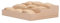 QRXALISA Organizzatore Gioielli Vassoio Porta Orologi in Legno con 9 Griglie, Porta Orologi, Porta collane, Porta bracciali, Porta Gioielli, Porta Orologi(Linen Cloth)