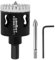 ASNOMY 35mm Diamond Hole Saw with Pilot Drill Bit, 20mm Serrated Brazing Tile Hole Saw Diamond Core Drill Bits with Guiding Bit for Ceramic Porcelain Tile Glass Stone Granite Marble