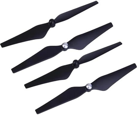 BALTDJL 4 Stück Propeller 9450 CW CCW selbstsichernde Klinge kompatibel mit SE FPV E300 Drohne Ersatzklingen(Noir)