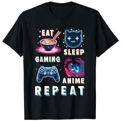 Anime Japanese Funny Graphic Tees Kawaii Anime Gifts T-Shirt
