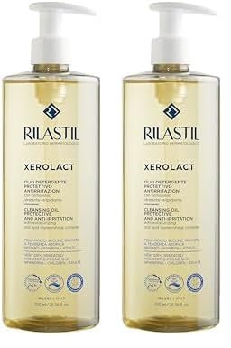 Rilastil Xerolact - Olio Detergente, 750ml (Confezione da 2)