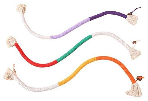 Culinavog Juguete Cuerda Gato, 3 Piezas Cuerda Dental para Gatos, De 70cm Cuerda De Mordida para Gatos, Cuerda de Algodón para Gatos, Juguetes Gato para Limpiar Los Dientes y Liberar El Estrés