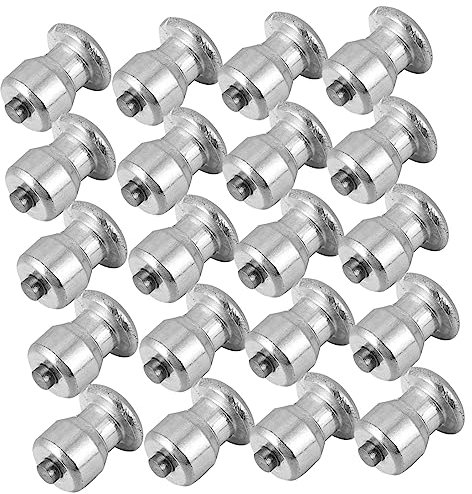 Cabilock 1 Satz Anti-cleat-reifen Spikes Für Winterreifen Rutschfeste Autoschrauben Schneeradbolzen Auto Schnee Schneestollen Reifenspikes Wolfram Stahl Material Silber 50 Stück