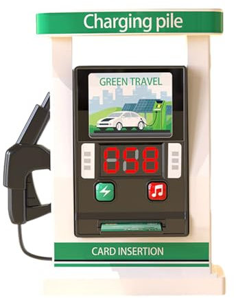 della stazione di rifornimento-suoni realistici della pompa a benzina, giocattolo pratico con accessori | Fai finta la stazione di servizio di gioco per bambini con interazione automobilistica