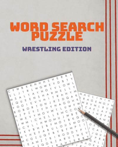 Word Search Puzzle WRESTLING EDITION