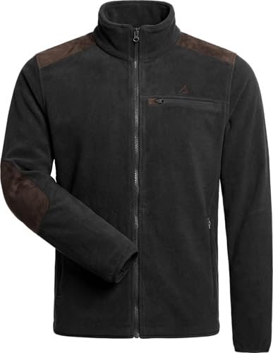 ACE Schakal Giacca in pile da caccia per uomo - Giacca outdoor in pile da uomo - Giacca di mezza stagione con tre tasche e elastico