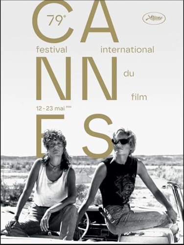 Générique Cannes 2026 Kinoposter Original des Festivals (kleines Format 60 x 40 cm gerollt) Hommage an Tony Scott Geena Davis Susan Sarandon