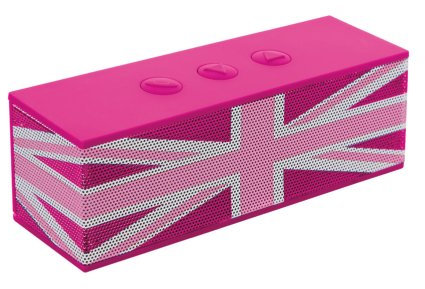 BigBen Bluetooth Music Speaker - Union Jack/Pink