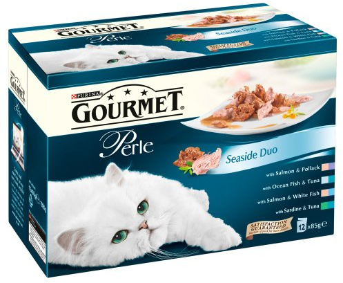 Purina Gourmet Perle Seaside Duos Pouch, 12 x 85g