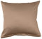 Lorena Uni Classic Mako-Satin Kissen Bezug einfarbig Baumwolle (Bahama, 15 cm x 40 cm Nackenrolle)