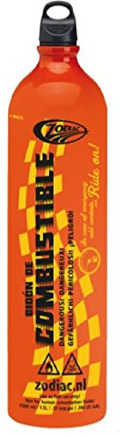 Zodiac Botella de combustible ABS de 1,5 litros, color rojo